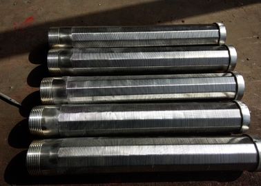 Stainless Steel Wedge Wire Screen , Chemical Resistant Cylinder Screen