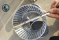 300um Slot Wedge Wire Screen Pipe Stainless Steel 304 Drum Shaped