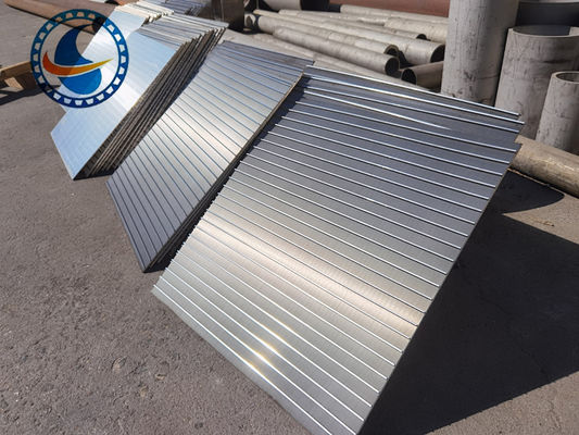 620mm πλάτος από ανοξείδωτο χάλυβα AISI 316L Πλάκες οθόνης από συρματόπλεγμα με επιφάνεια πλύσης με οξύ