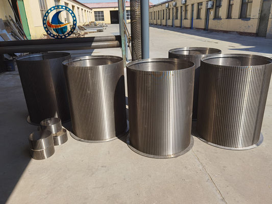 1.5*2mm Vee Wire Stainless Steel 304 Profile Reverse Wedge Screen Pipe Υψηλής απόδοσης