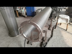 Ροταριακό τύμπανο σπαθί σύρμα φιλτράρισμα οθόνης μη πλέγματος για την πετρελαϊκή βιομηχανία