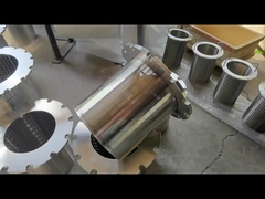 Ζυγισμένος κυλίνδρος οθόνης από ανοξείδωτο χάλυβα 25μm με τρύπα