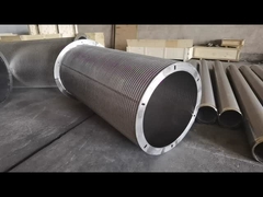 Σωλήνες οθόνης Vee-Wire με αντίστροφη σφήνα προφίλ SS 304