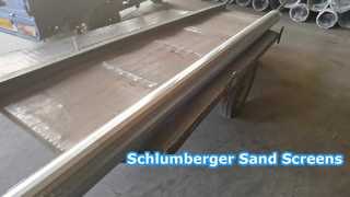 SS304 OD 4-1/2" Σίτες Schlumberger Sand Screens Wrapped Wire Screens