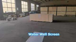 OD 10-3/4" 273mm 75bar Slot 1,5mm SS304 Water Well Screen