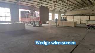 SS 321 Wedge Wire Screen Κατασκευή